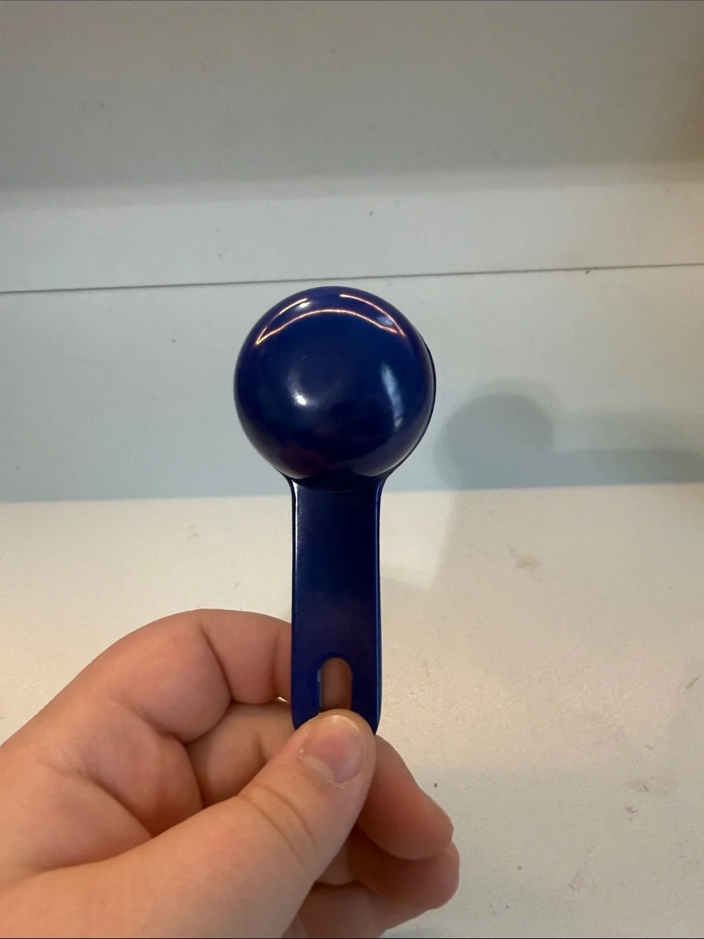 Blue Plastic Scoop Spoon 1 tablespoon